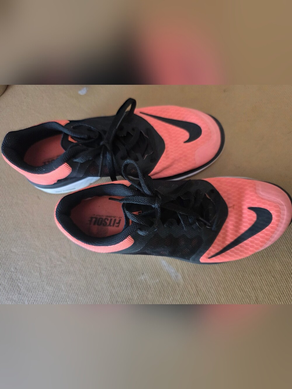 Nike Women’s Pink and Black Athletic Shoes